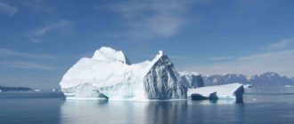 НЕОБЫЧНОЕ ЯВЛЕНИЕ: айсберг сорвался с ледника