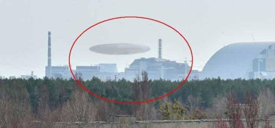 НЛО: над чернобыльской АЭС